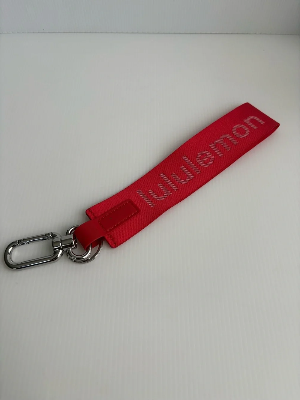 Lululemon Never Lost Keychain Red NWOT